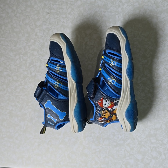 Nickelodeon Other - Nickelodeon Paw Patrol Baby Toddler Boys Sport Sandals Size 8 Blue Light Up